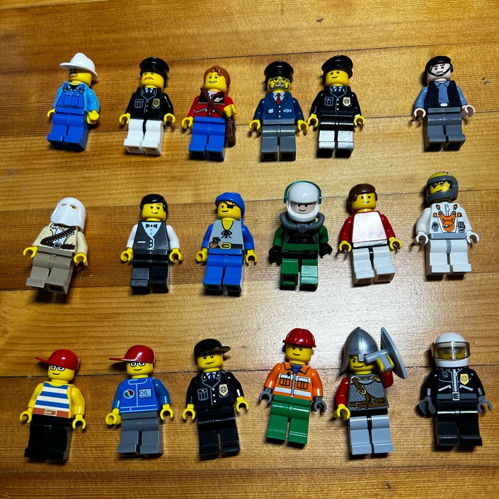 86 Lego people mini figures minifigures